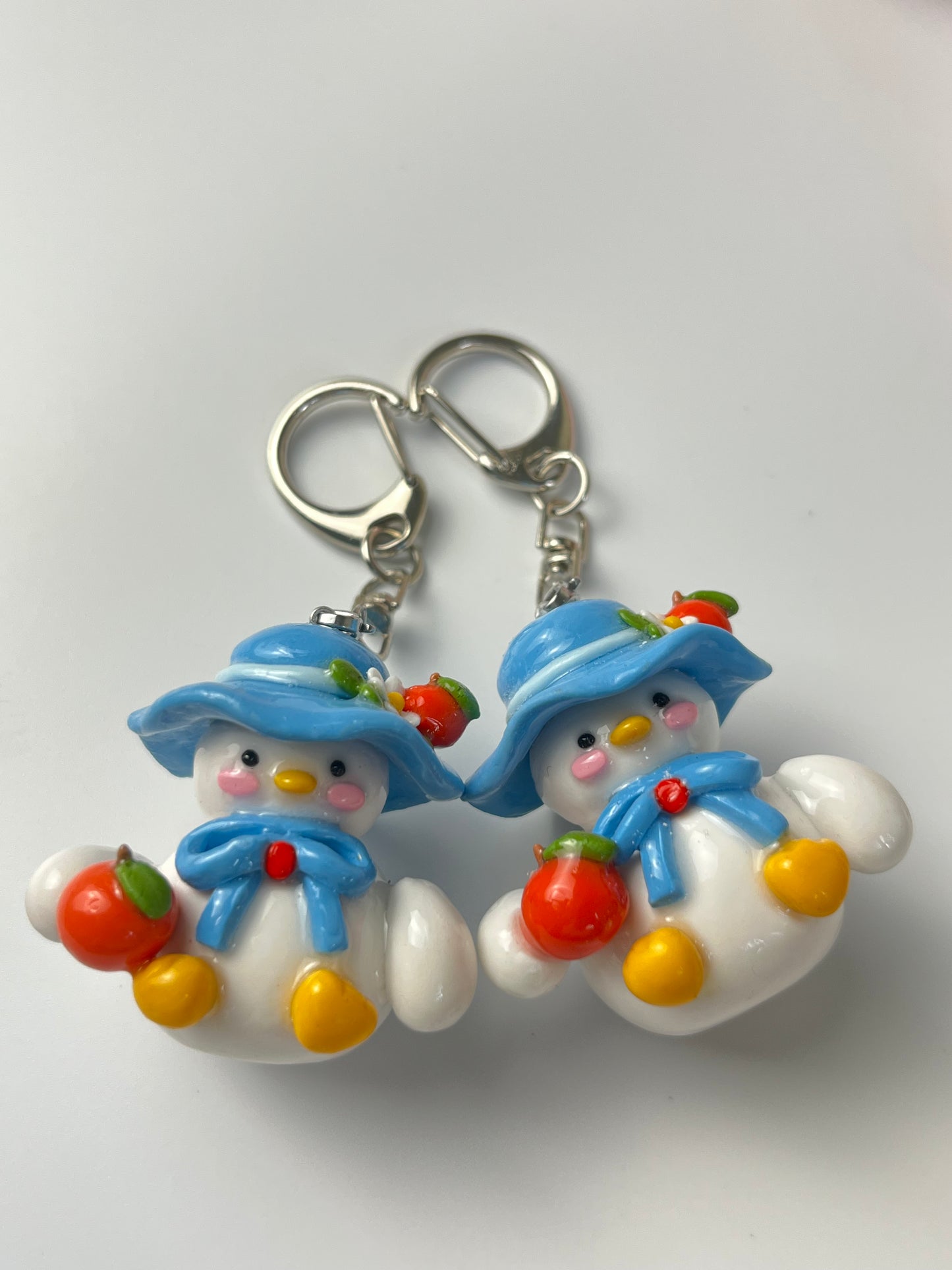 Duck & Orange Keychain