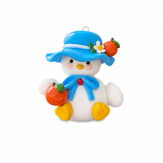 Duck & Orange Keychain