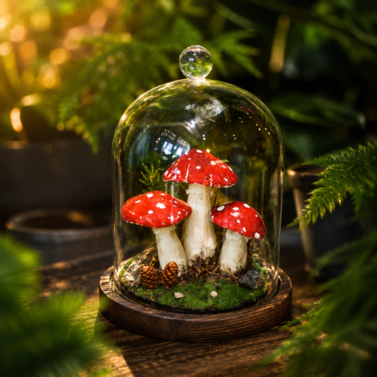 Clay Mushroom Terrarium