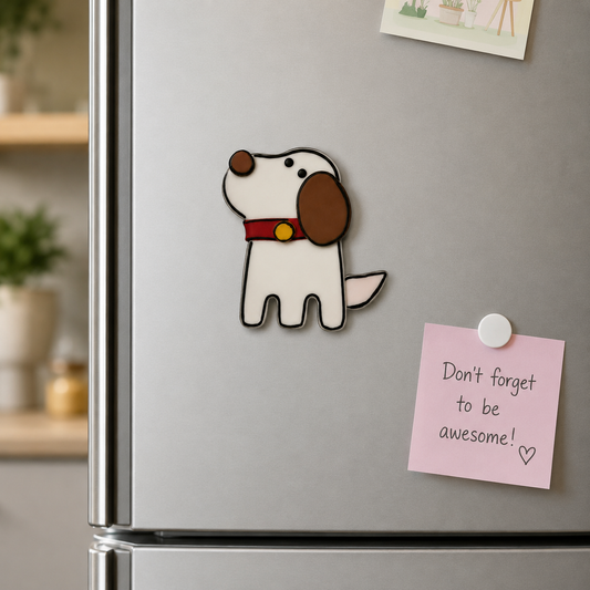 Cute Puppy Fridge Magnet