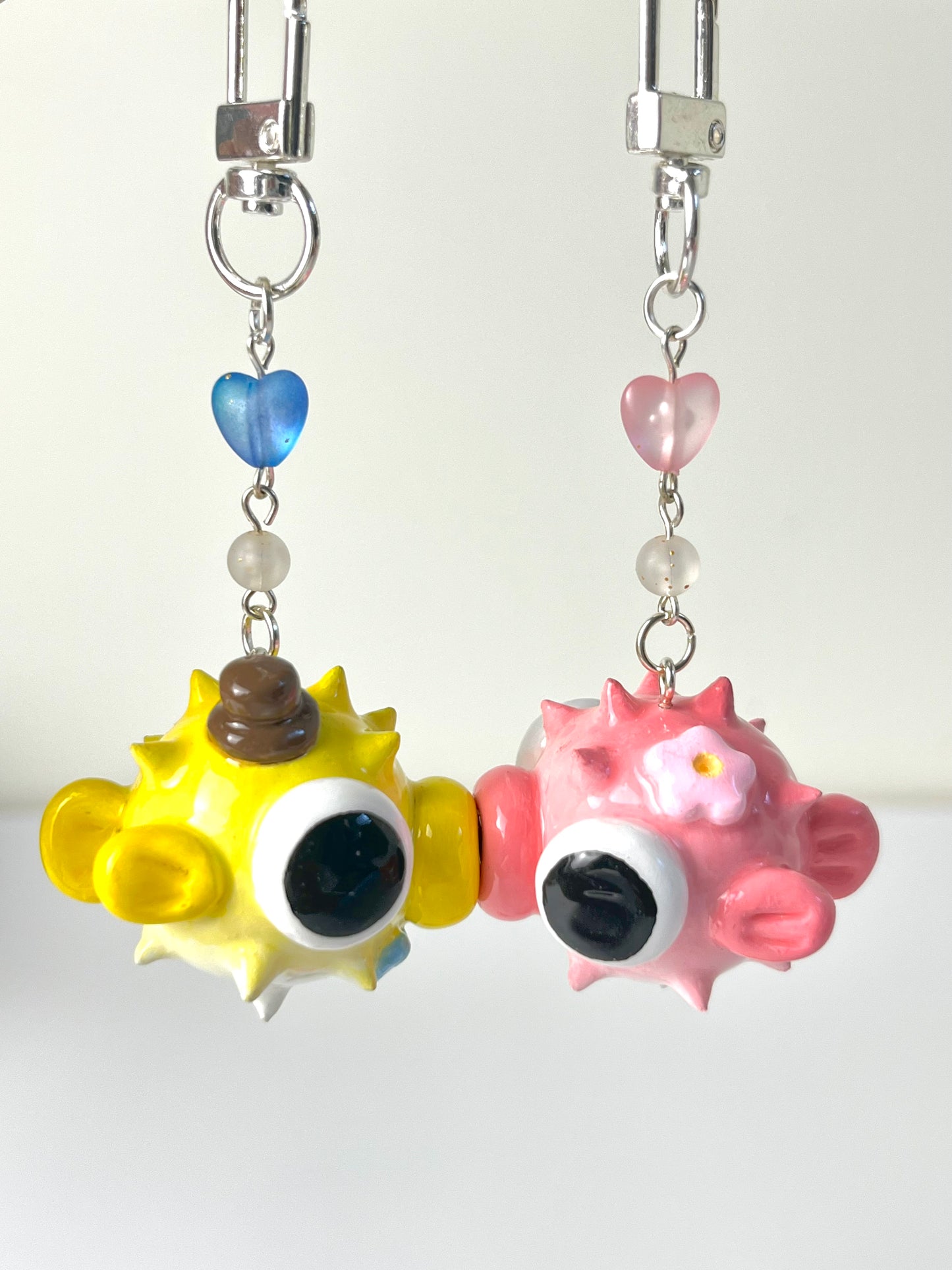 Couple Fish Magnetic Keychain Set
