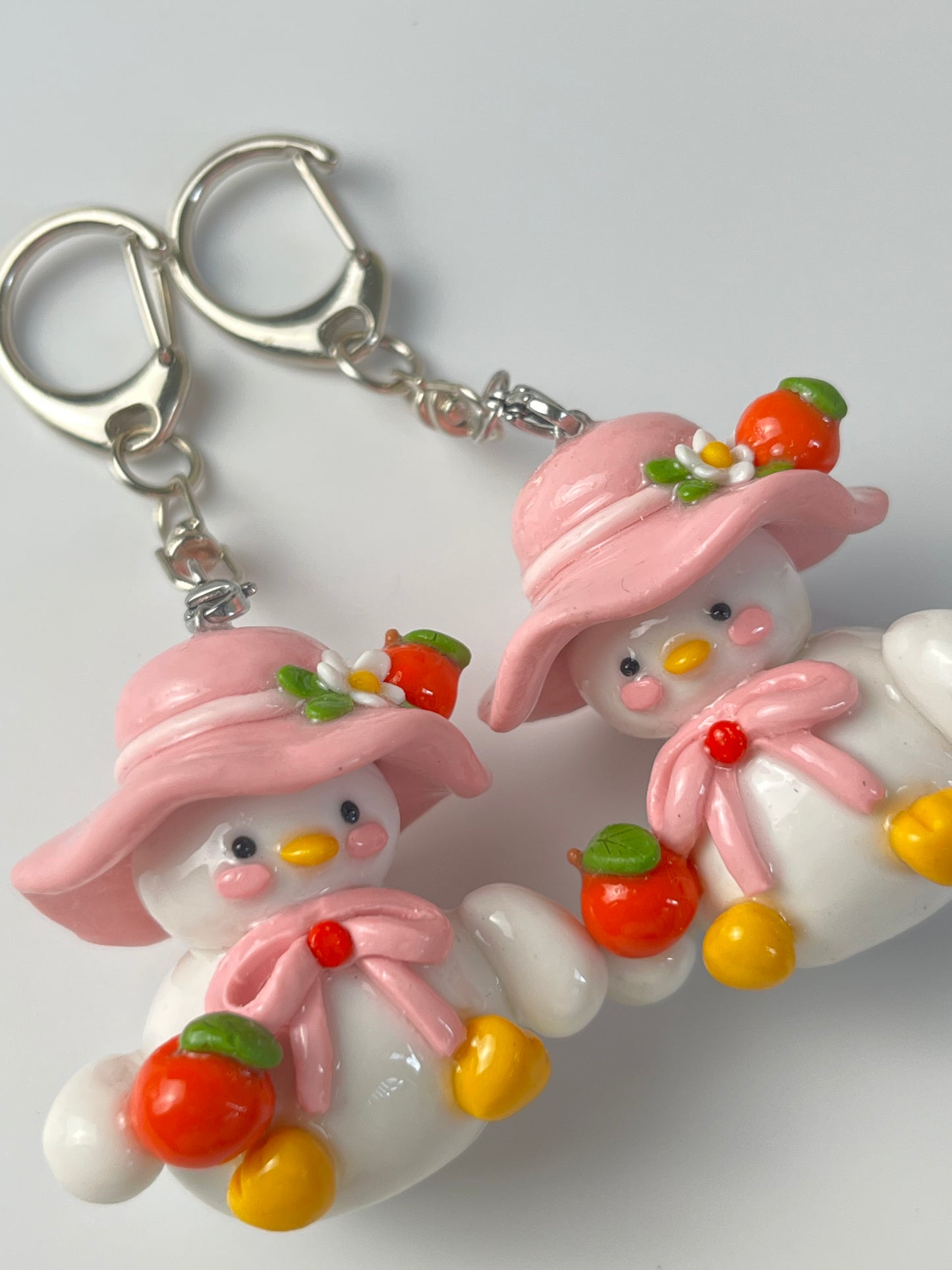 Duck & Orange Keychain