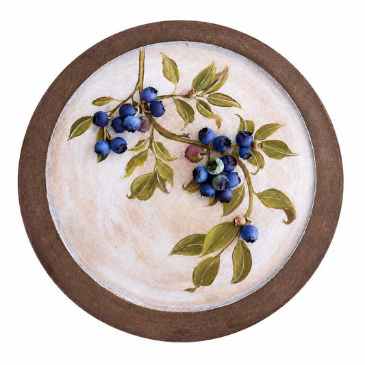 Blueberry Clay Wall Art